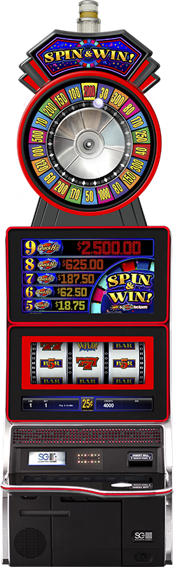 Quick Hit Spin & Win - 9 Line Cabinet